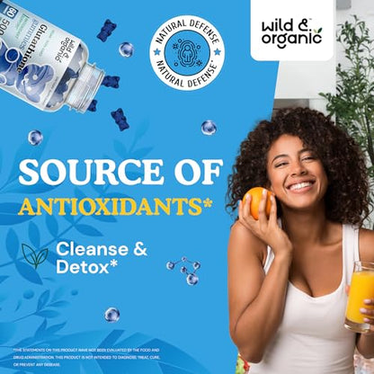 Wild & Organic Glutathione Gummies - Reduced Glutathione for Liver Cleanse & Antioxidants Wild & OrganicUS supplements