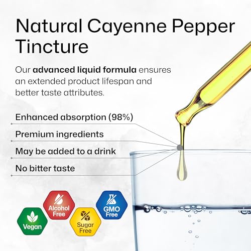 MAUWE HERBS Cayenne Pepper Supplement - Organic Cayenne Pepper Tincture MAUWE HERBSAu supplements