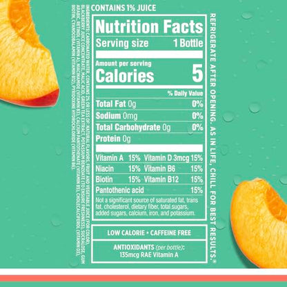 Sparkling Ice, Peach Nectarine Sparkling Water, Zero Sugar Flavored Water, with Vitamins Sparkling ICEUS supplements