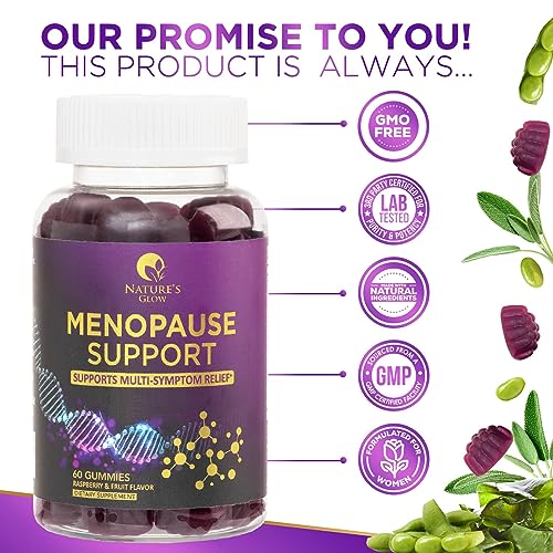 Menopause Supplements for Women, Multi Benefit Menopause Relief for Night Sweats Nature's GlowUS supplements