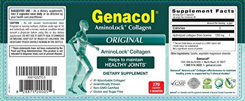 GENACOL Joint Supplement Collagen Pills for Joint Support - 270 Premium Collagen GenacolAu supplements