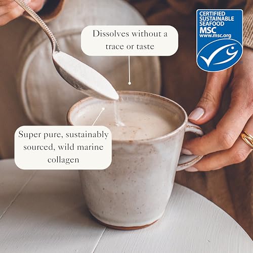 Bare Biology Collagen Powder, 300g/60 Servings - Skinful Pure Marine Collagen Supplement for Skin Bare BiologyUS supplements