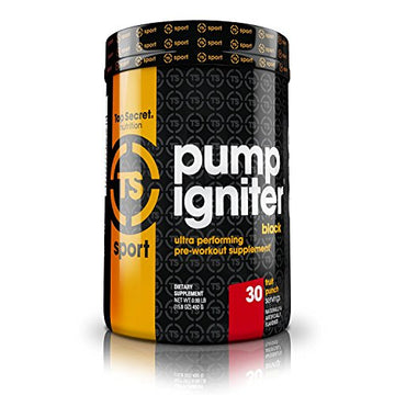 Top Secret Nutrition Pump Igniter Black, Fruit Punch, 30 Serving Top Secret NutritionAu supplements