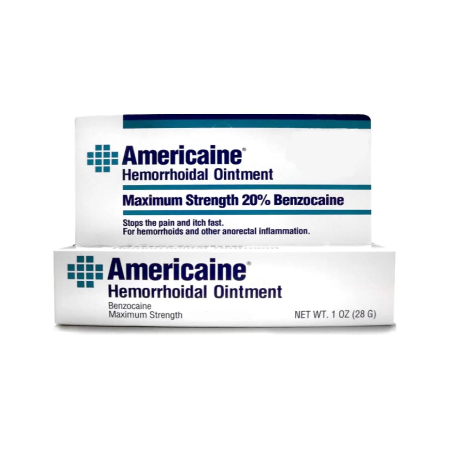 Americaine Hemorrhoidal Ointment Maximum Strength 20% Benzocaine 1 oz (Pack of 2) AmericaineAu supplements