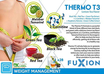 FuXion Thermo T3,Delicious Lemon Tea Flavor(Thermo TT3, 28 Sachets) CHNLMLUS supplements