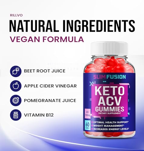 Slim Fusion Keto ACV Gummies - Keto SlimFusion ACV Advanced Formula Plus Apple Cider RillvoUS supplements