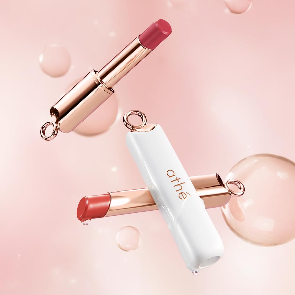 athé Everyday Tinted Lip Set – Tinted Lip Balm Stick with Madecassoside, Ceramide & Squalane, Includes Lip Pouch | Hydrating, Non-Sticky, Vegan K-Beauty Lip Care ATHÉAu supplements