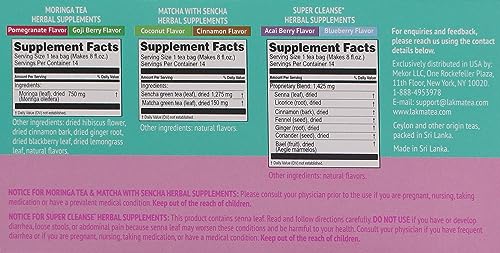 Lakma 14 Day Cleanse Kit Green Tea - 42 Tea Bags HYLEYSUS supplements