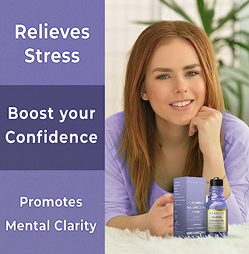 Calm Magnesium Roller Lavender Orange Cedarwood Essential Oil Roll On Calming Aromatherapy Self Care New MiuzAu supplements