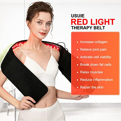 USUIE Red Light Therapy Belt, Infrared Light Therapy Wrap Red Light Therapy Device USUIEUS supplements