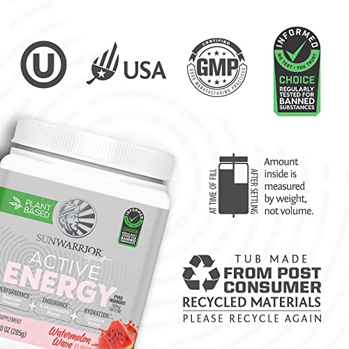Sunwarrior Plant-Based Preworkout Powder Hydration Blend | Coconut Water Mushroom SunwarriorUS supplements