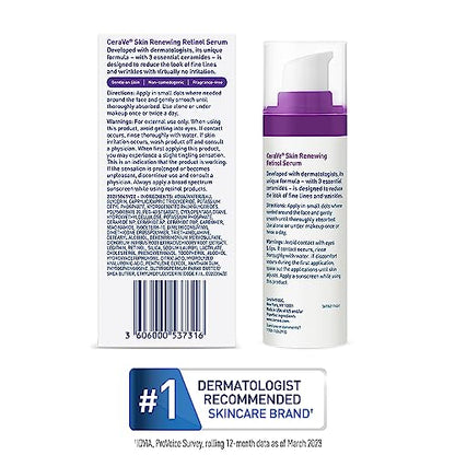 CeraVe Anti Aging Retinol Serum | Cream Serum for Smoothing Fine Lines CeraVeUS supplements