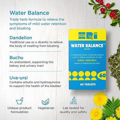 HRI Water Balance (Water Retention) THR - R- 60tabs HRIUS supplements