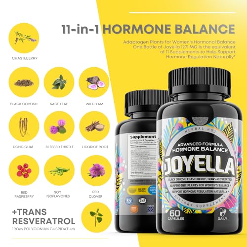 Womens Hormone Balance Supplement for Mood Swings, Hot Flashes Menopause Relief HERBAL HOTUS supplements