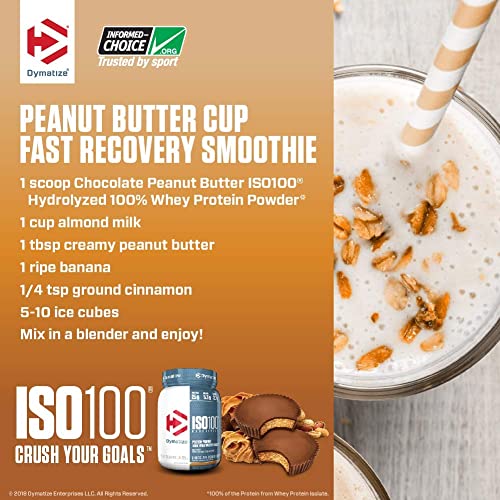 Dymatize ISO 100 Whey Protein Powder with 25g of Hydrolyzed 100% Whey Isolate DymatizeUS supplements