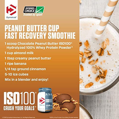 Dymatize ISO 100 Whey Protein Powder with 25g of Hydrolyzed 100% Whey Isolate DymatizeUS supplements