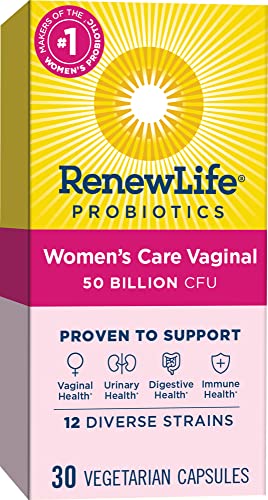Renew Life Women's Probiotic Capsules, 50 Billion CFU Guaranteed, Supports pH Balance Renew LifeUS supplements