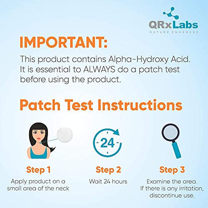 QRxLabs Glycolic Acid 20% Resurfacing Pads for Face & Body with Vitamins B5 QRxLabsUS supplements