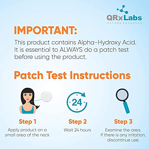 QRxLabs Glycolic Acid 20% Resurfacing Pads for Face & Body with Vitamins B5 QRxLabsAu supplements