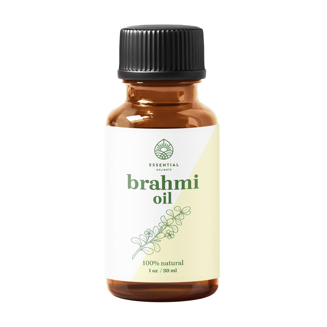 Essential Delights Brahmi Oil - Premium Undiluted Carrier Oil (1 oz) | for Skin, Face, Body, Hair Revitalization Essential DelightsAu supplements