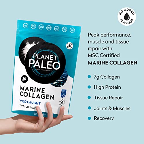 Pure Marine Collagen Powder (60 Servings, 450g) | for Healthy Skin, Hair and Nails, and Gut Health Planet PaleoAu supplements
