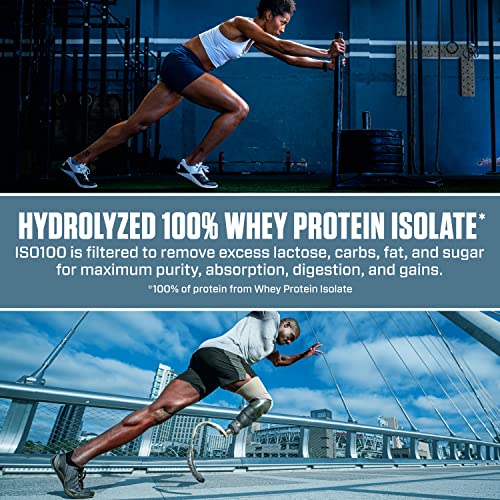 Dymatize ISO100 Hydrolyzed Protein Powder, 100% Whey Isolate Protein, 25g of Protein DymatizeUS supplements