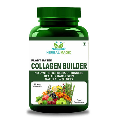 Herbal Magic's Pure & Natural Blend - Collagen Builder Capsules x 60 - Made from 17 Fruits Herbal MagicUS supplements