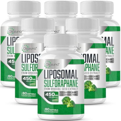 Osasuna Liposomal Sulforaphane 450MG, Maximum Absorption, 360 Softge OsasunaUS supplements