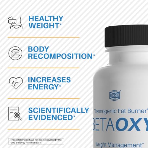 BetaOxy Fat Burner & Appetite Suppressant and Weight Loss Supplement Pills for Women DonsonUS supplements