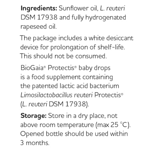 BioGaia Protectis Probiotic Drops 5ml Suitable For NewBorn Babies To Balance Baby's Gut BioGaiaUS supplements