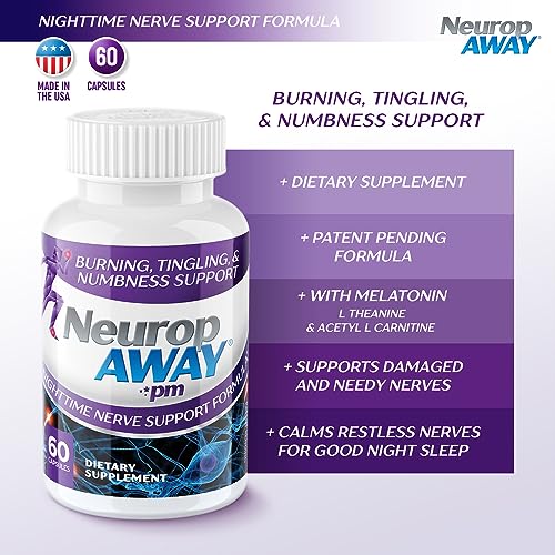 NeuropAWAY Nerve Support PM | 60 Capsules NeuropAWAYUS supplements