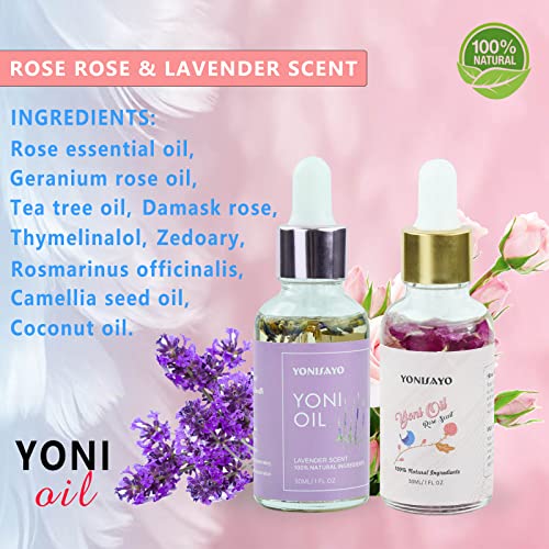 2 Packs Yoni Oil for Women, All Natural Feminine Oil Intimate Deodorant for Women, Remove Odor, Ph Balanced yonisayoAu supplements