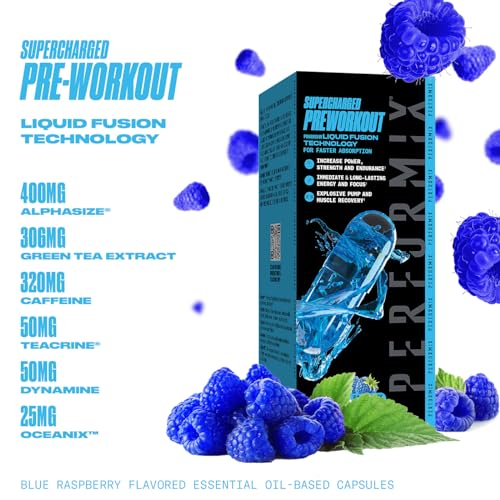 PERFORMIX Supercharged Preworkout - Sustained Energy, Endurance, and Mental Focus PERFORMIXUS supplements