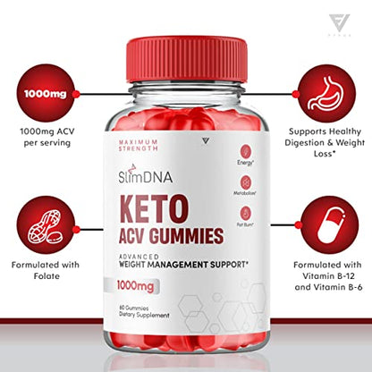 Slim DNA Keto Plus ACV Gummies Slimdna Keto ACV Gummies 500 MG Advanced FyvusUS supplements