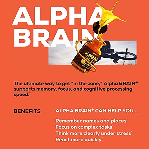 ONNIT Alpha Brain (60ct) - Over 1 Million Bottles Sold - Premium Nootropic Brain Supple ONNITUS supplements