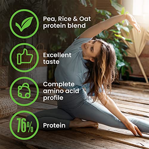 VPlab Vegan Protein Powder 500g - 16 Servings, 100% Plant Based and Natural Vegan Protein Shake vplab nutritionAu supplements