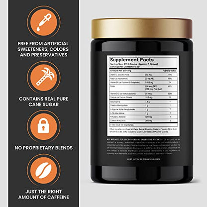 Pure Cane Natural Pre Workout Powder for Men & Women - No Artificial Sweeteners Pure Cane Supplements, Inc.US supplements