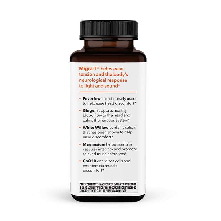 LifeSeasons Migra‑T - White Willow Bark, Magnesium, CoQ10 & Ginger - 60 Count (Pack of 2) LifeSeasonsAu supplements