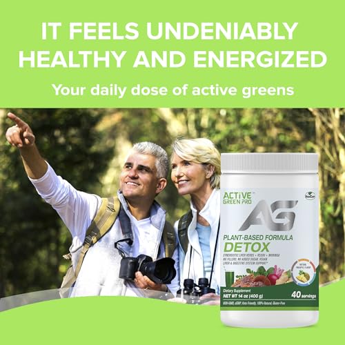 Active Green Pro - Detox Powder, Blend of Synergistic Liver Herbs, Reishi, Moringa Active Green ProAu supplements