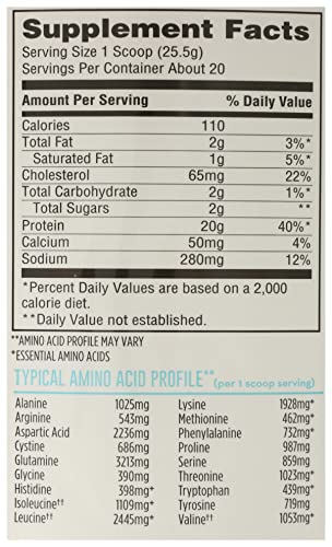 365 by Whole Foods Market, Vanilla Grass Fed Whey Protein, 18 Ounce 365 by Whole Foods MarketUS supplements