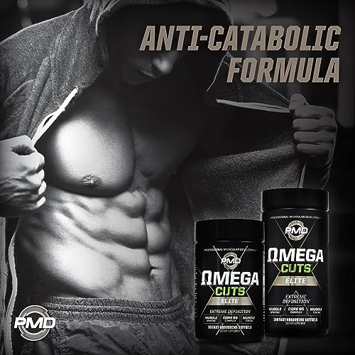 PMD Sports Omega Cuts Elite Fat Loss-Muscle Defining Formula - Omega Fatty Acids PMDAu supplements