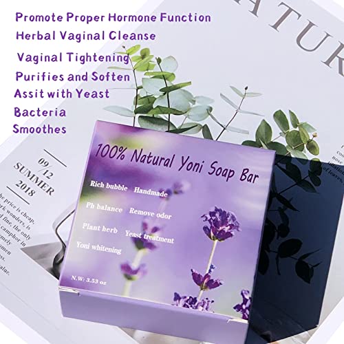 2 Packs Organic Yoni Soap Bars For Women Vaginal Wash, Handmade Yoni Bar Soap For Women Yoni Wash VickoneerAu supplements