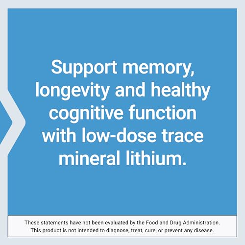 Life Extension Lithium 1000 mcg - for Brain Health, Anti-Aging & Longevity Life ExtensionUS supplements