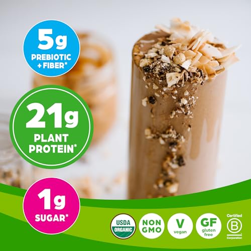 Orgain Organic Vegan Protein Powder, Chocolate Peanut Butter - 21g of Plant Based Protein OrgainUS supplements