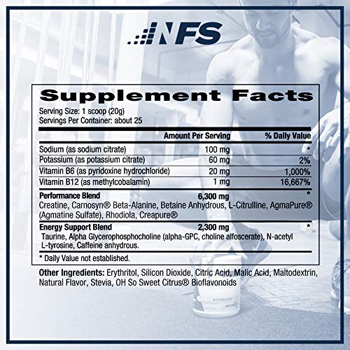 NF Sports Pre-Workout - Supports Energy, Cognitive Function, Strength, and Muscular NF SportsAu supplements
