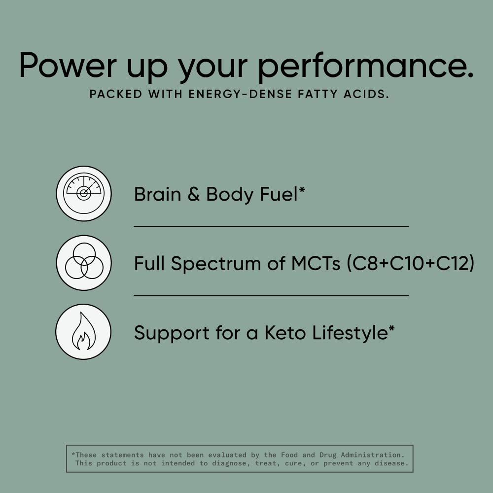 Sports Research Keto MCT Oil from Organic Coconuts - Fatty Acid Fuel for Body Sports ResearchAu supplements