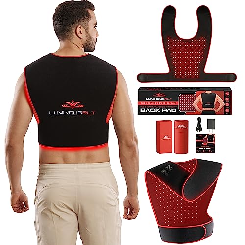 LuminousRLT Red Light Therapy Pad, Adjustable Infrared Light Therapy Back Wrap LUMINOUSRLTAu supplements