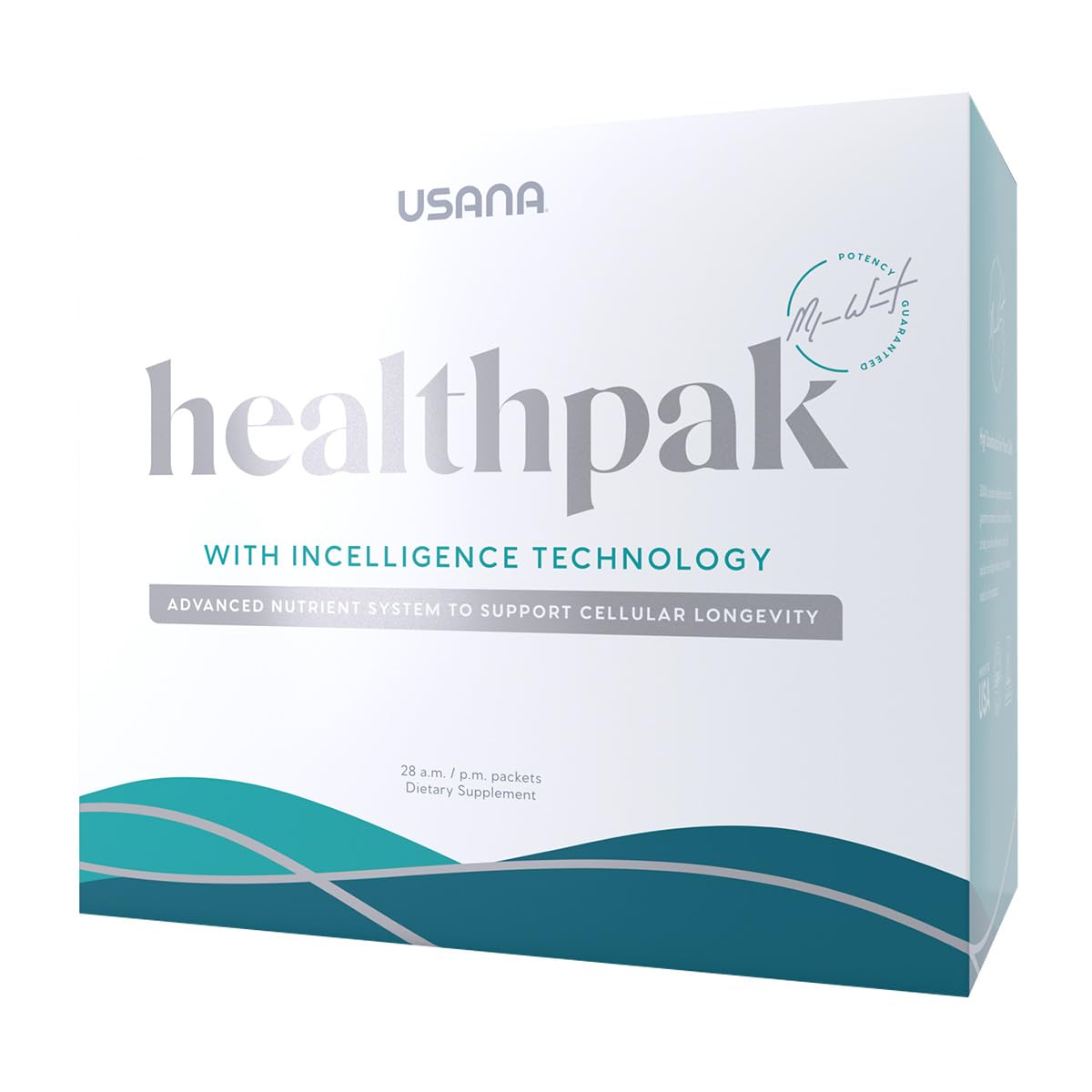 USANA HealthPak with InCelligence Technology and Essential Nutrients and Antioxidants to Support Total Body Health* – Convenient Daily AM/PM Packets – 56 Packets – 28 Day Supply USANAAu supplements