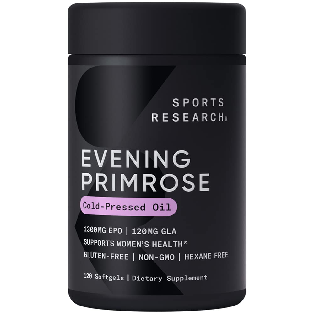 Sports Research Evening Primrose Supplement from Cold Pressed Oil Sports ResearchAu supplements