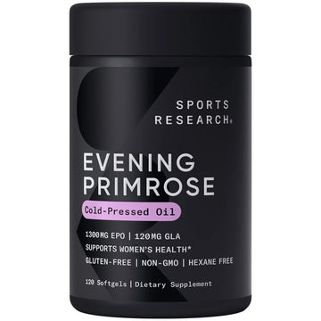 Sports Research Evening Primrose Supplement from Cold Pressed Oil Sports ResearchAu supplements